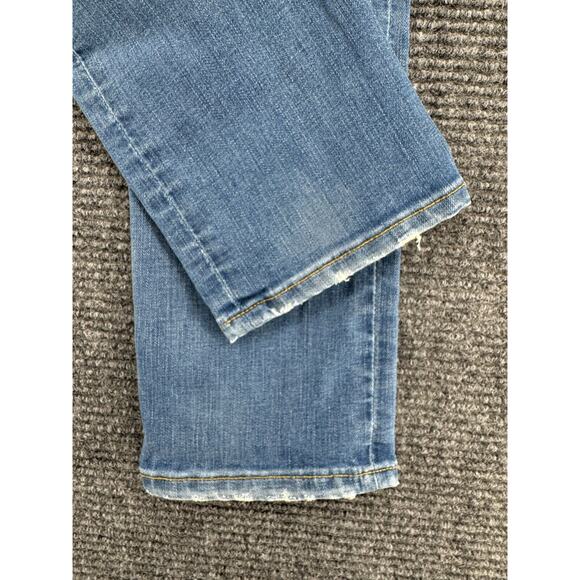 Raleigh Denim Jeans Womens 27 Blue Straight Leg Light Wash Mid Rise 5 Pocket - Picture 10 of 16